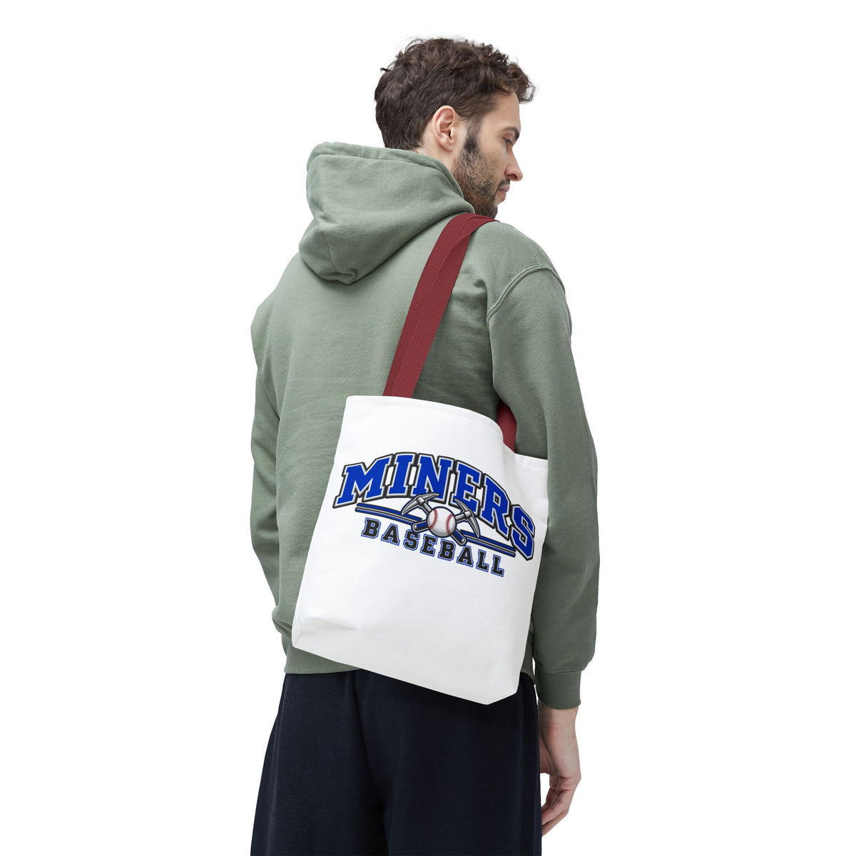 Miners Baseball Tote Bag — Team Logo Sports Carryall