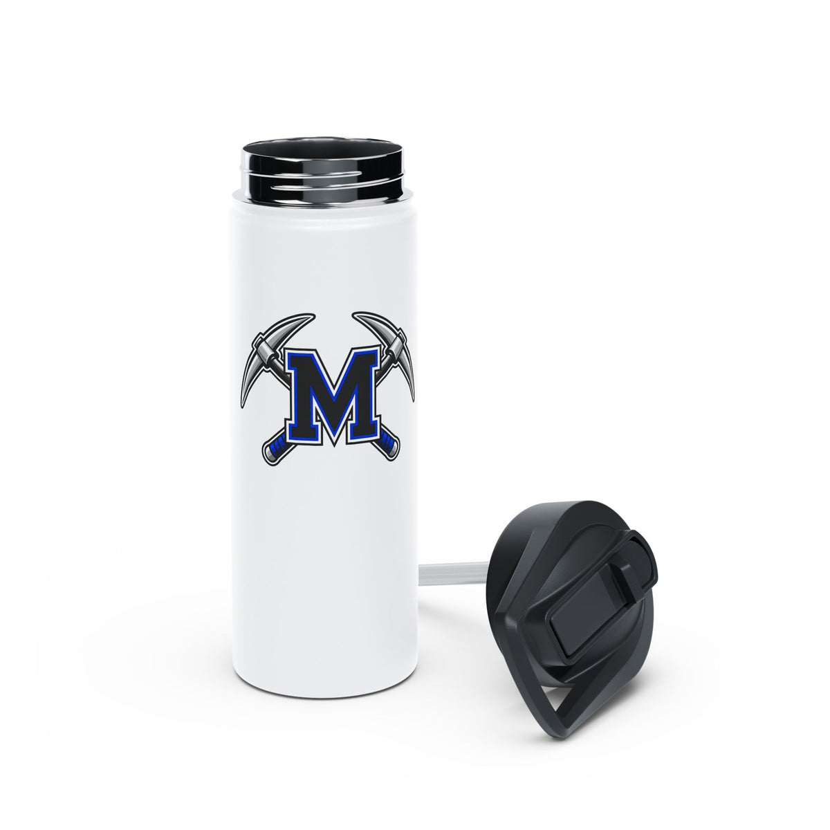 Miners Logo Stainless Steel Water Bottle – 12 Oz/18 Oz/32 Oz Insulated Sports Bottle