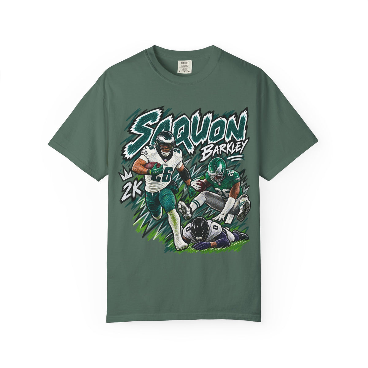 Saquon Barkley Graphic T-Shirt - Sunday Standouts Sketch Series