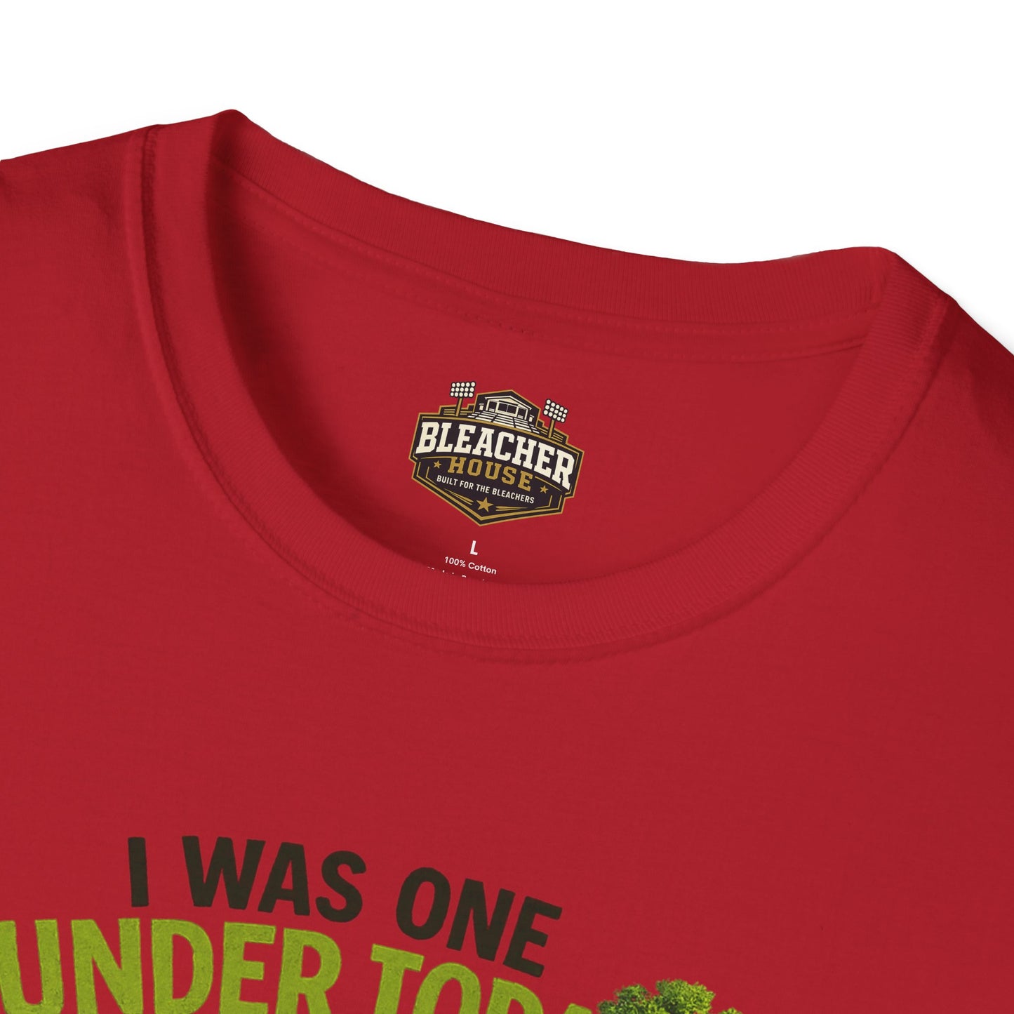 Golf T-Shirt — "I Was One Under Today" REALISTIC VIEW - Funny Scorecard Design