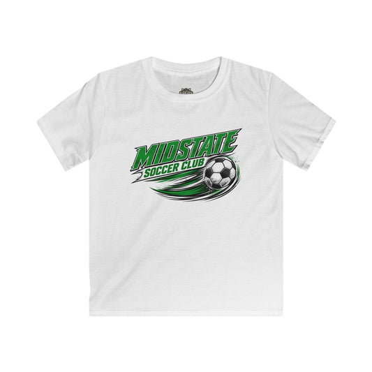 Youth Midstate Soccer Tee — "Midstate Soccer Club" Graphic Youth Shirt