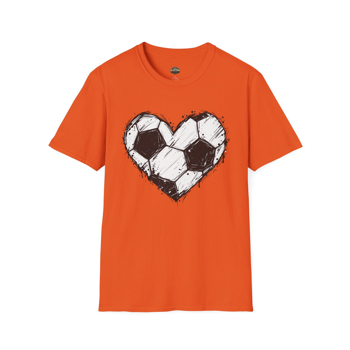Soccer Heart T-Shirt — Grunge Love Football Tee