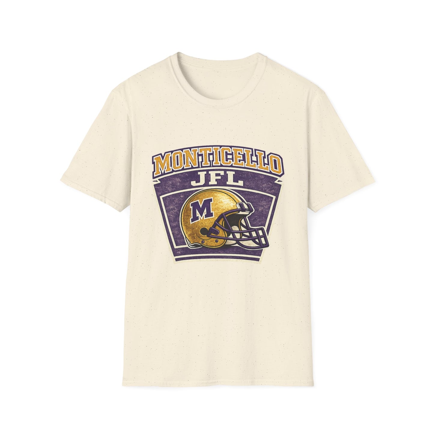 Monticello JFL Football T‑Shirt — Vintage Helmet Tee