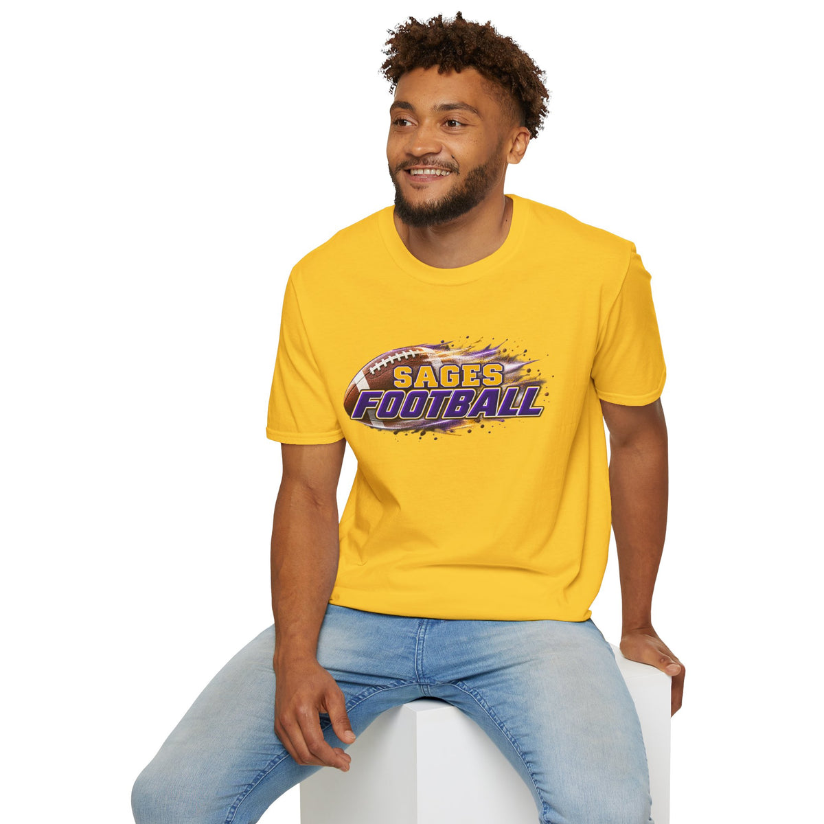 Sages Flaming Football T-Shirt