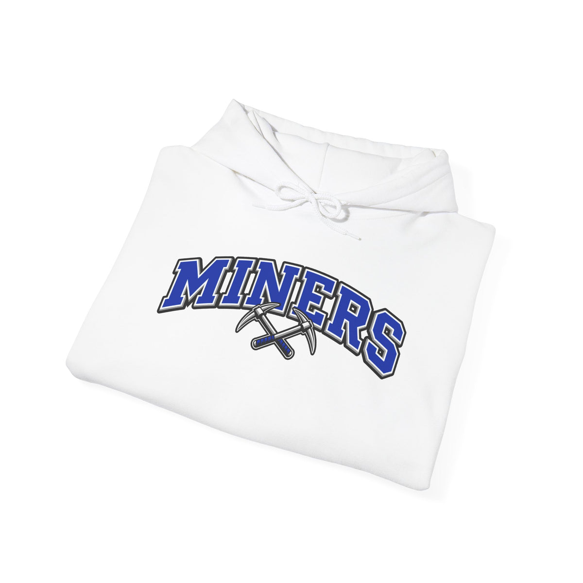 Miners Block Letter and Logo Hoodie