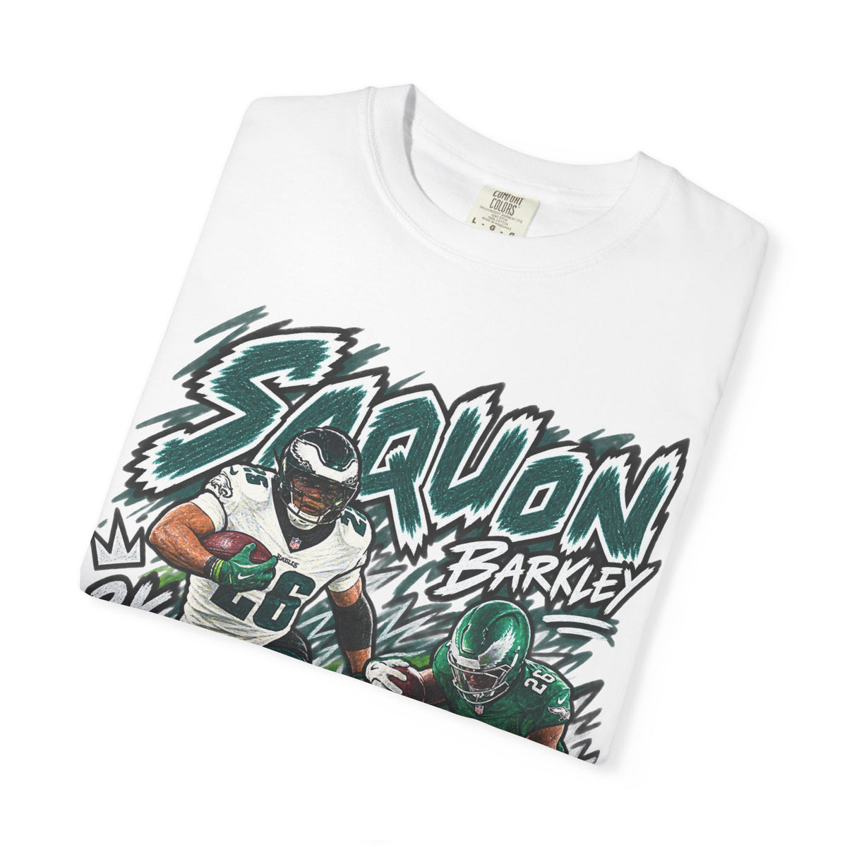 Saquon Barkley Graphic T-Shirt - Sunday Standouts Sketch Series
