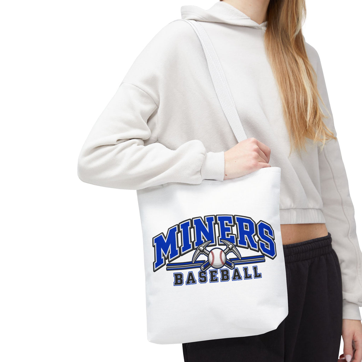 Miners Baseball Tote Bag — Team Logo Sports Carryall