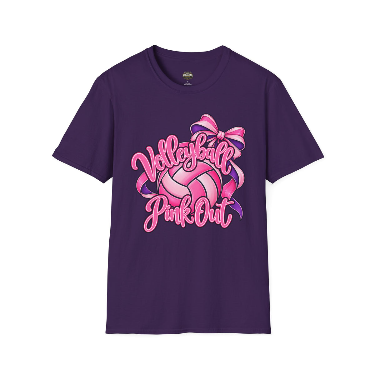 Volleyball Pink Out Tee — Breast Cancer Awareness Volleyball Shirt