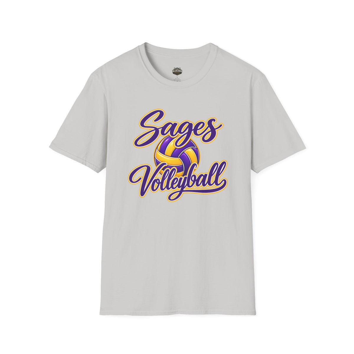 Sages Volleyball T-Shirt — Purple & Gold Team Tee
