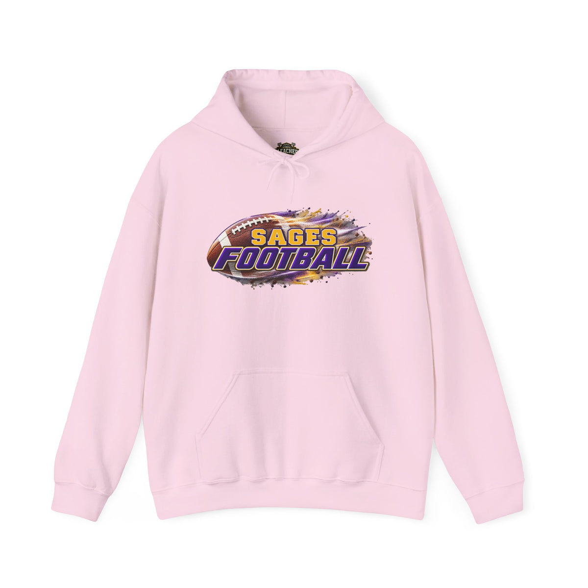 Sages Flaming Football Hoodie