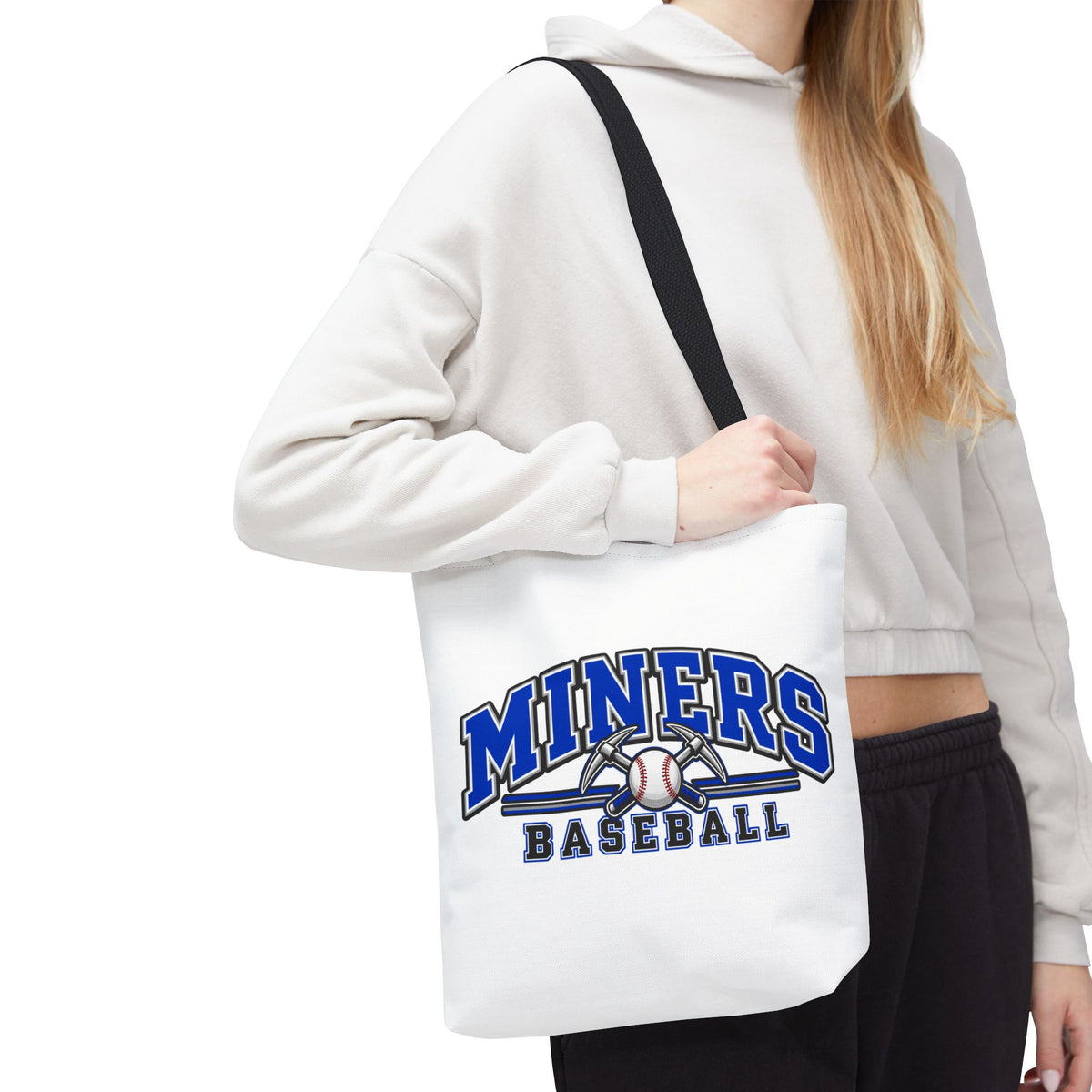 Miners Baseball Tote Bag — Team Logo Sports Carryall