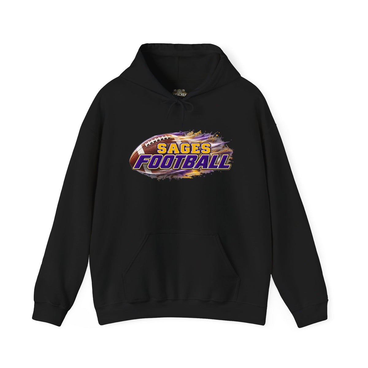 Sages Flaming Football Hoodie
