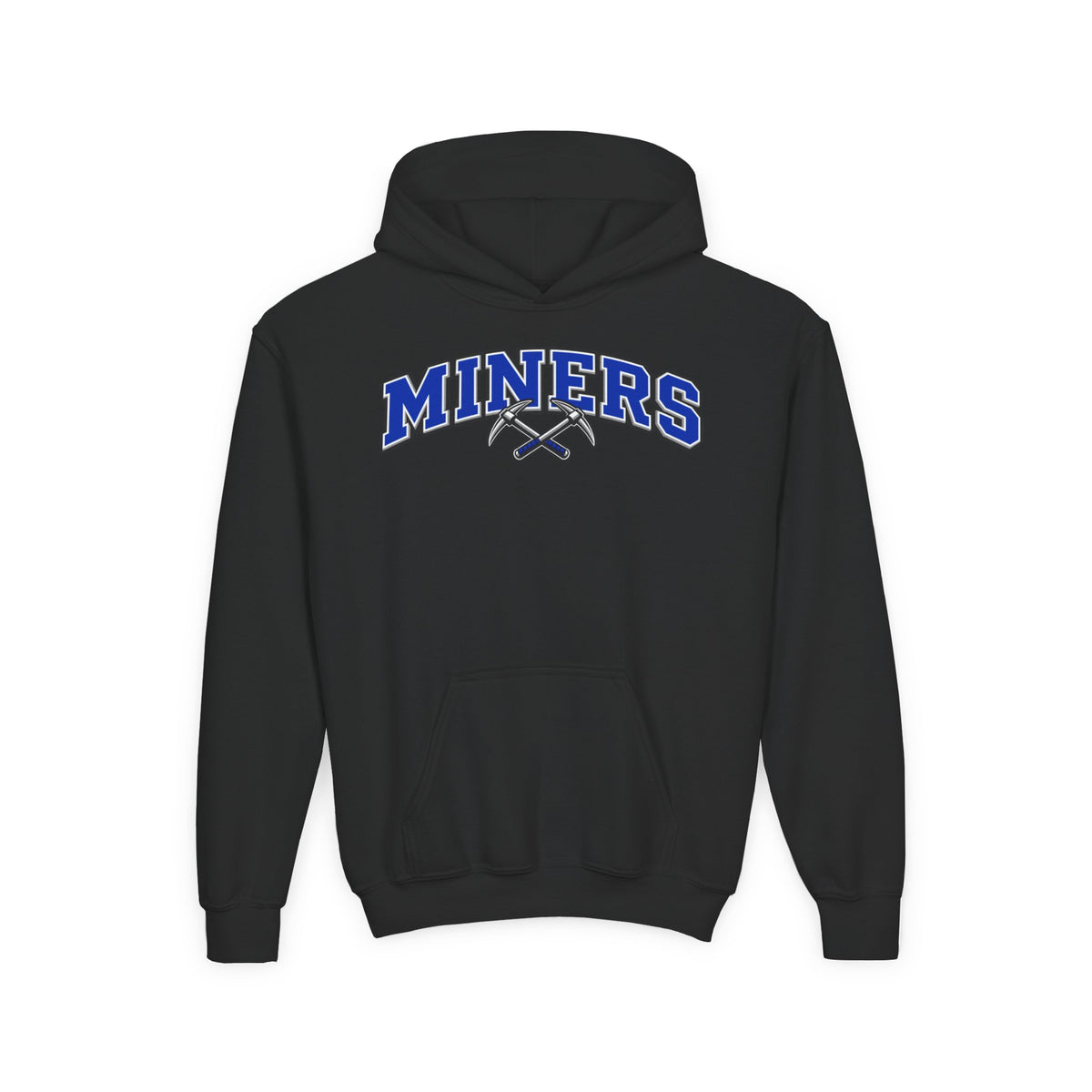 YOUTH Miners Block Letter and Logo Hoodie