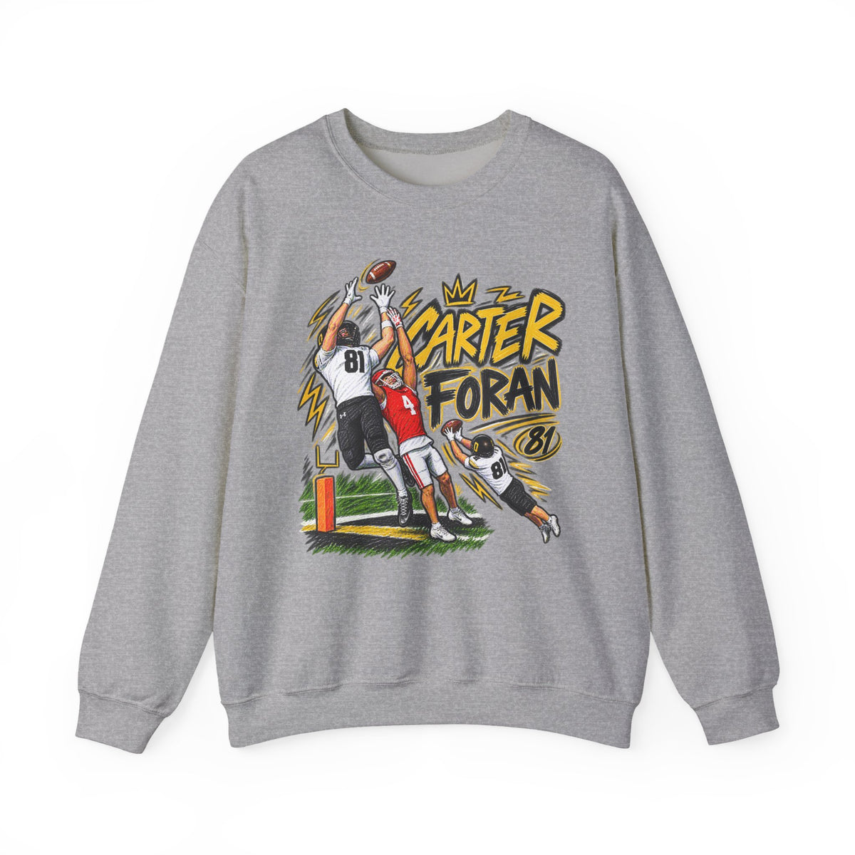 CARTER FORAN Graphic Crewneck - Saturday Standouts Sketch Series
