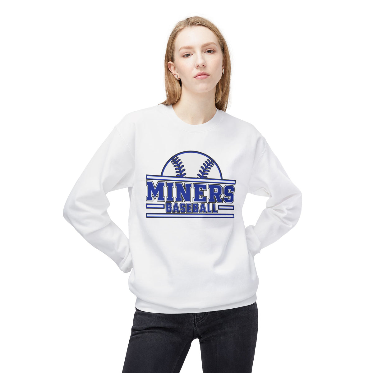 Miners Baseball Crewneck Sweatshirt
