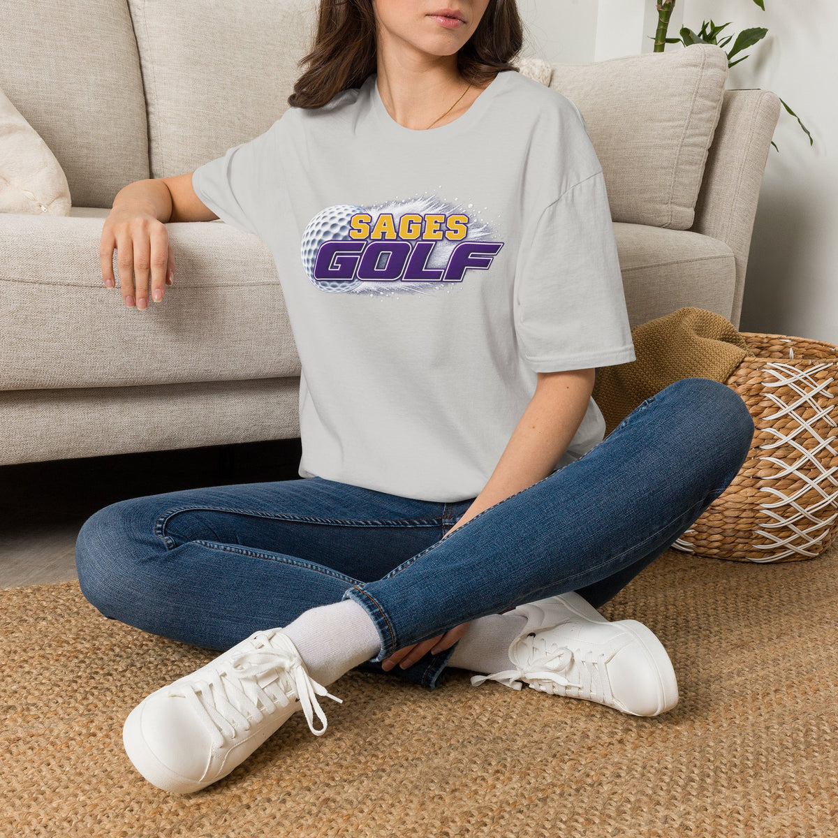Sages Golf T-Shirt — Retro Golf Ball Team Tee