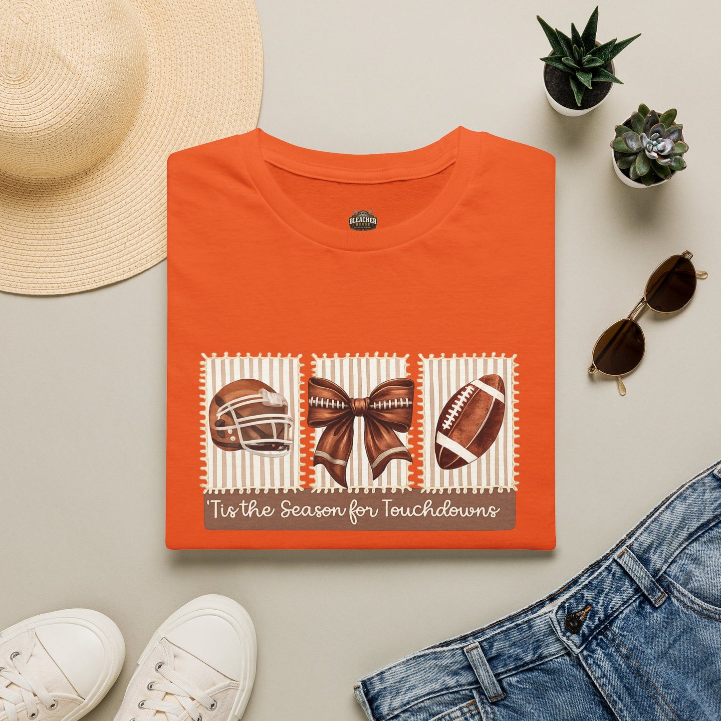 Football Holiday T-Shirt — 'Tis the Season for Touchdowns