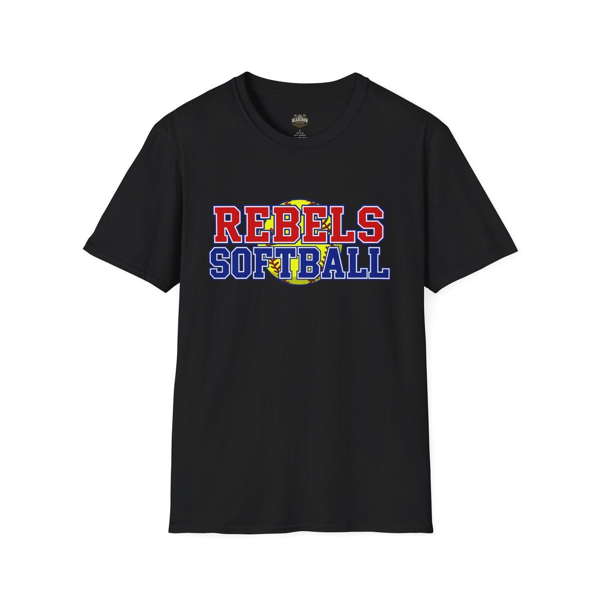 Rebels Softball T-Shirt — Retro Team Spirit Soft Tee