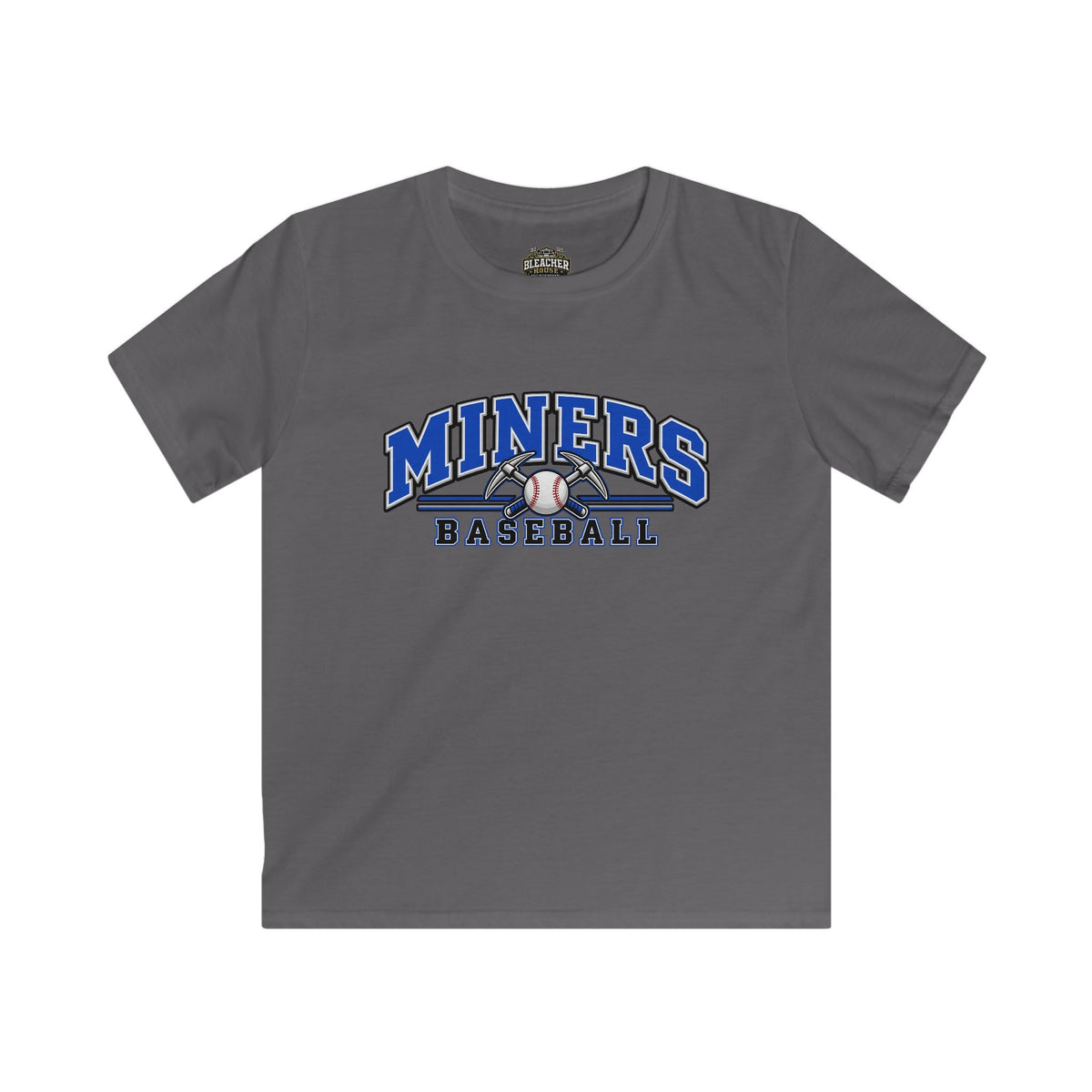 YOUTH Miners Baseball T-Shirt – Team Logo Youth Unisex Softstyle T shirt