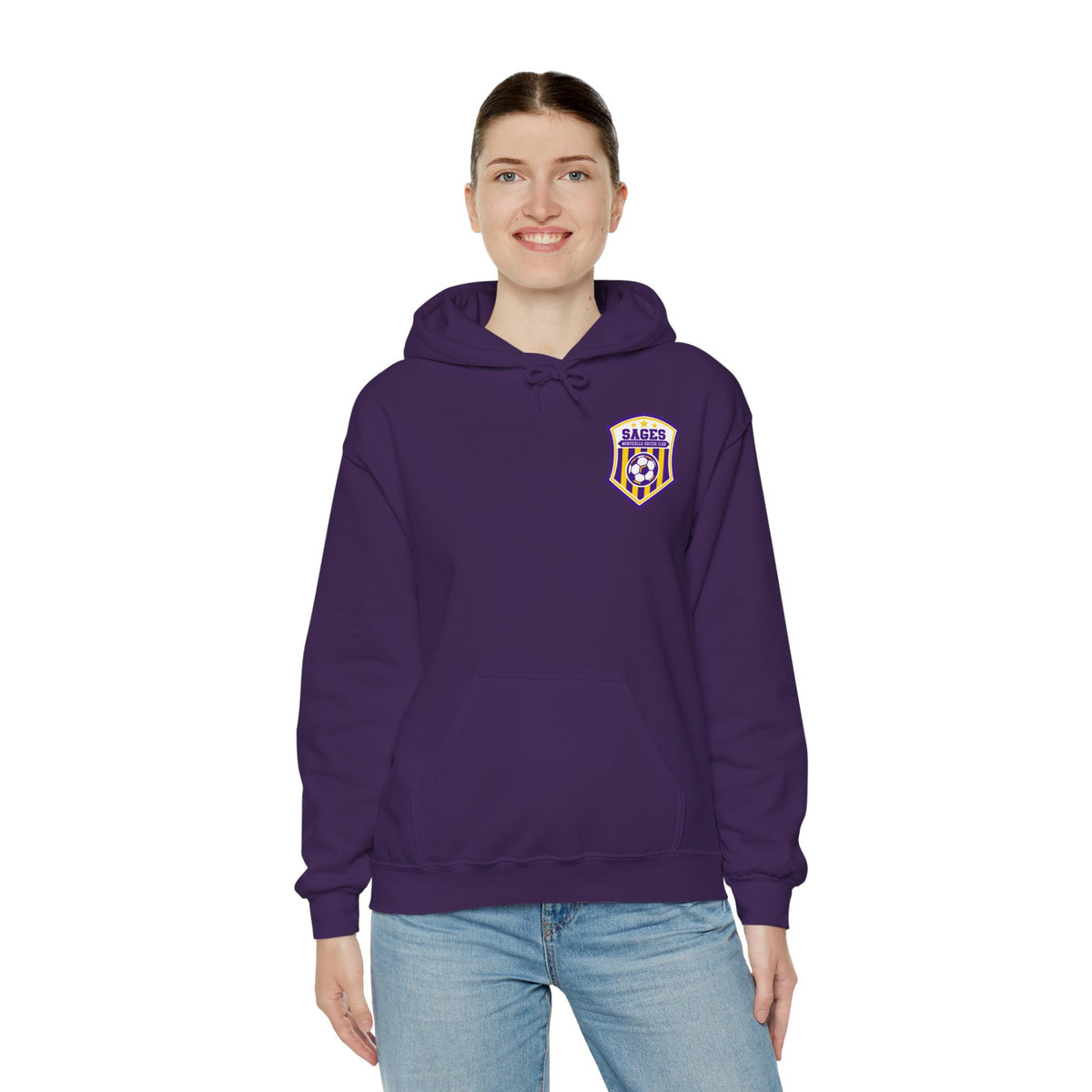 Monticello Soccer Club Crest Hoodie - Unisex Hooded Sweatshirt