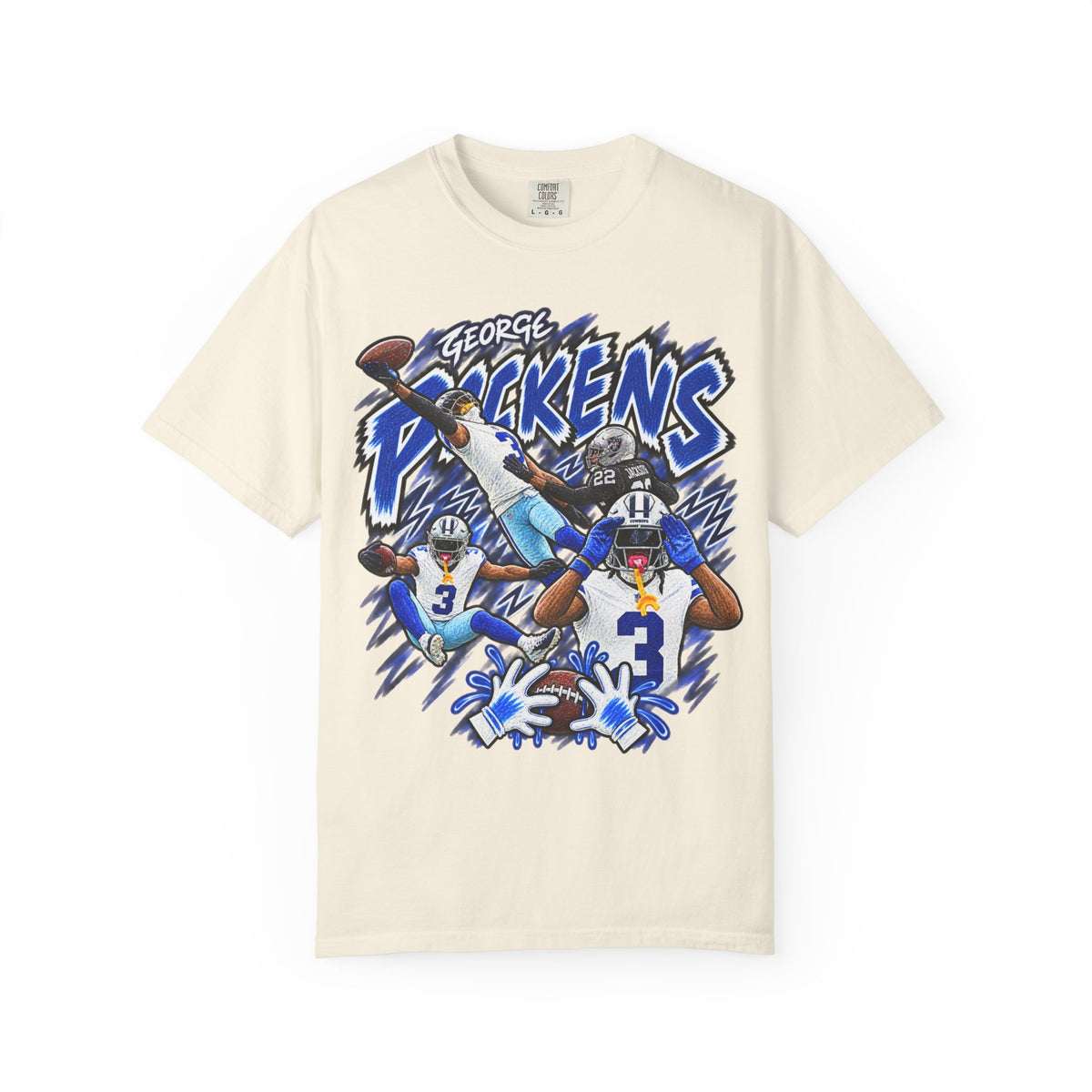 George Pickens Graphic T-Shirt - Sunday Standouts Sketch Series