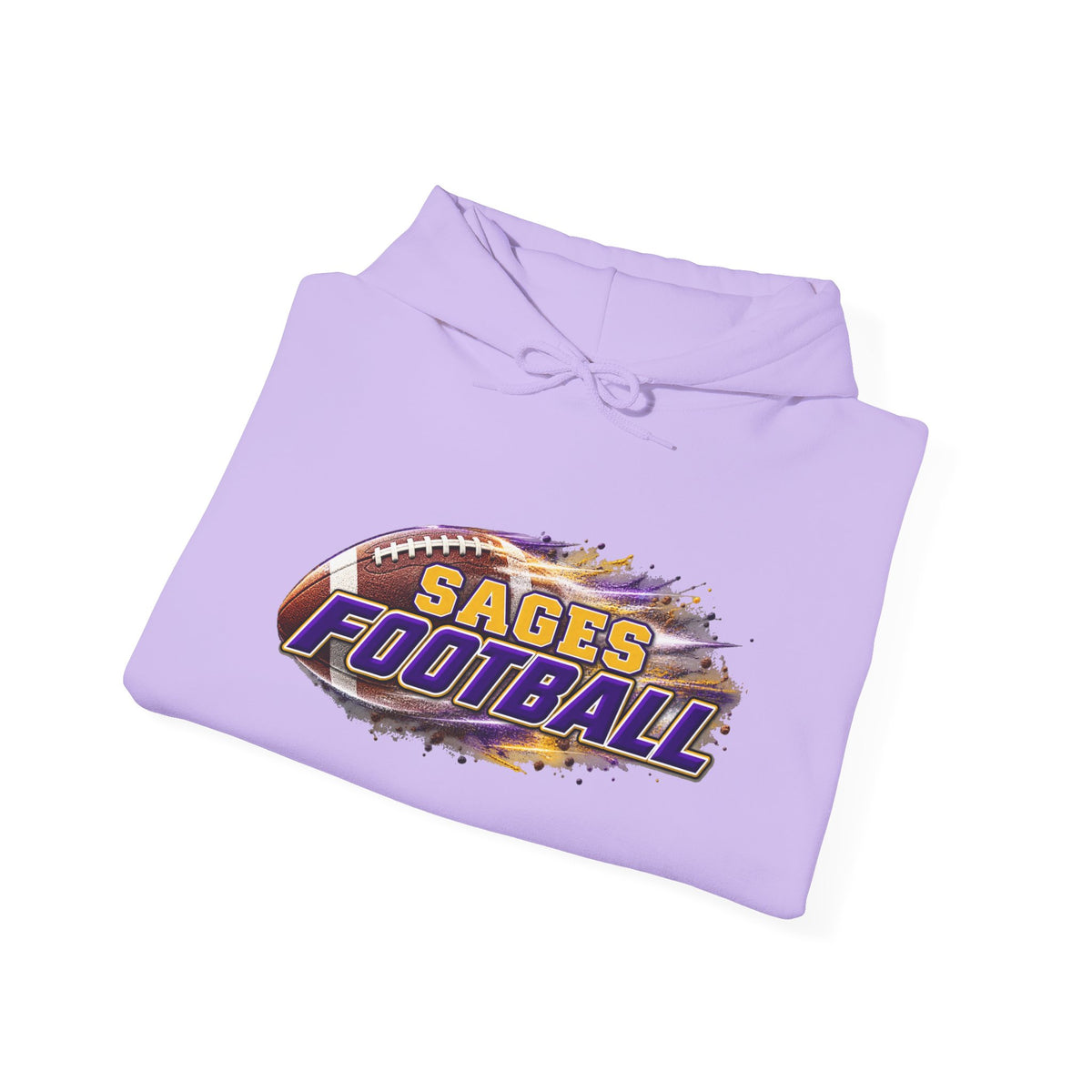 Sages Flaming Football Hoodie