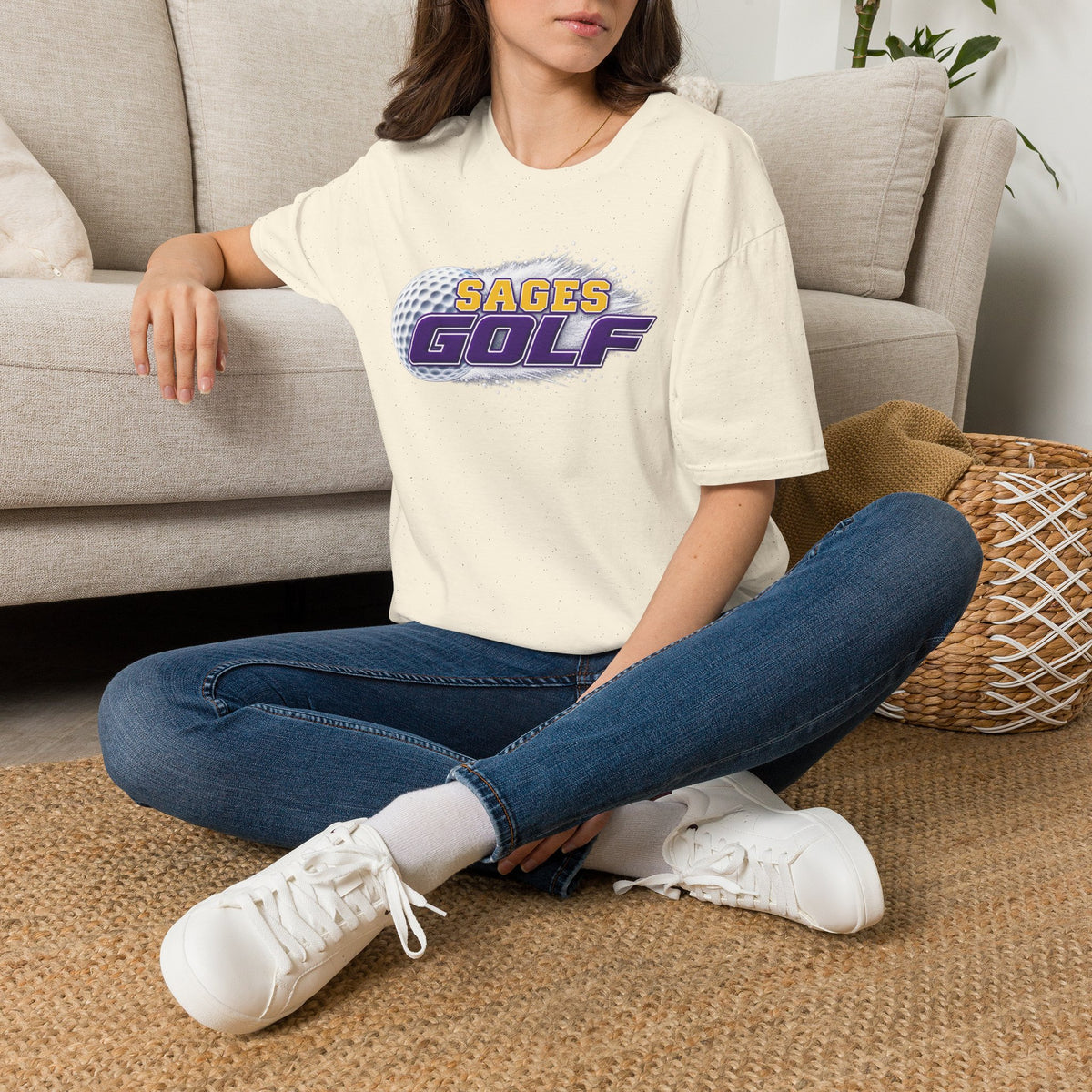Sages Golf T-Shirt — Retro Golf Ball Team Tee