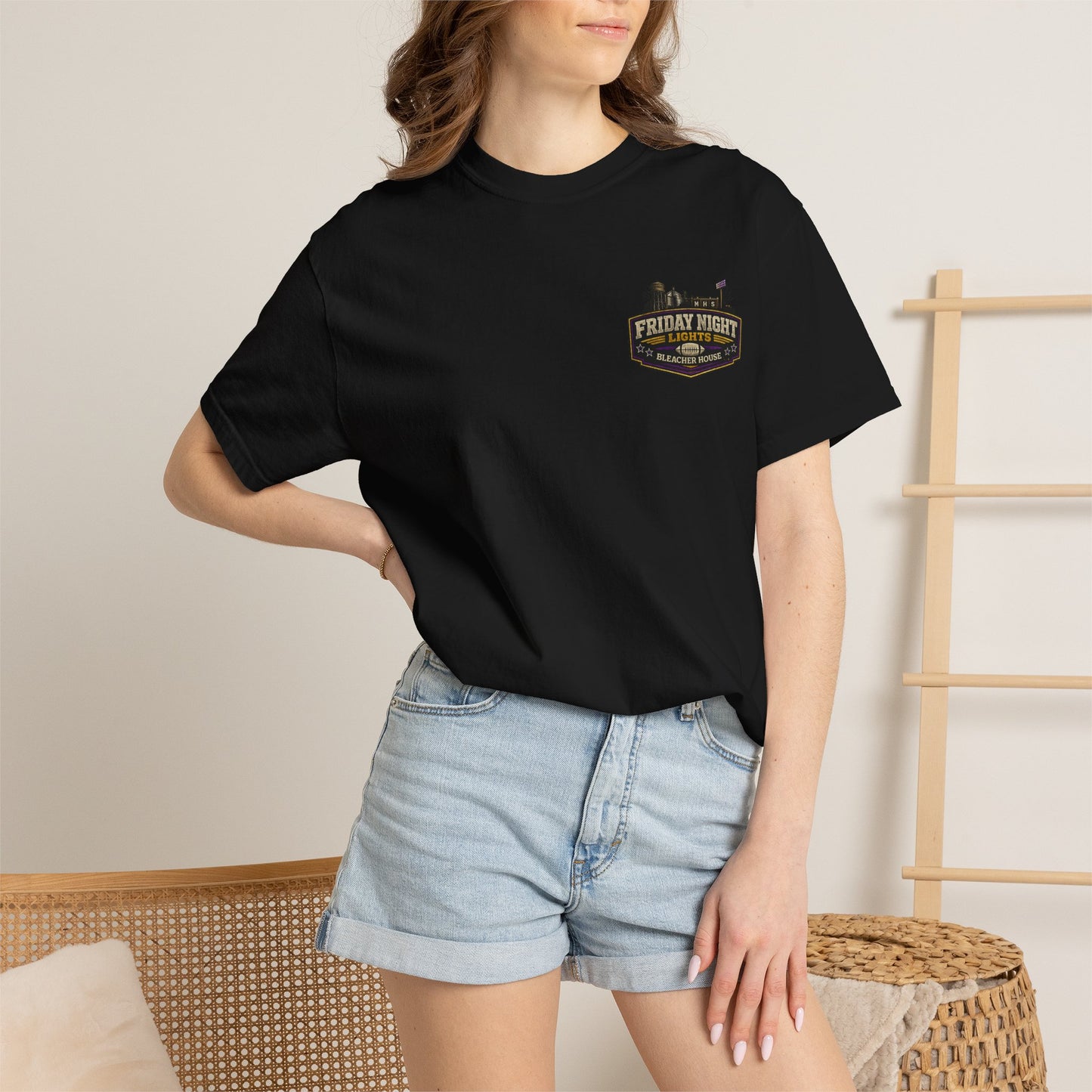 Friday Night Lights T shirt - MONTICELLO Edition - Collector's Edition (Front Patch + Back Design)