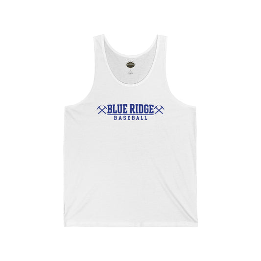 Blue Ridge Baseball Tank Top — Team Logo Athletic Jersey Tank