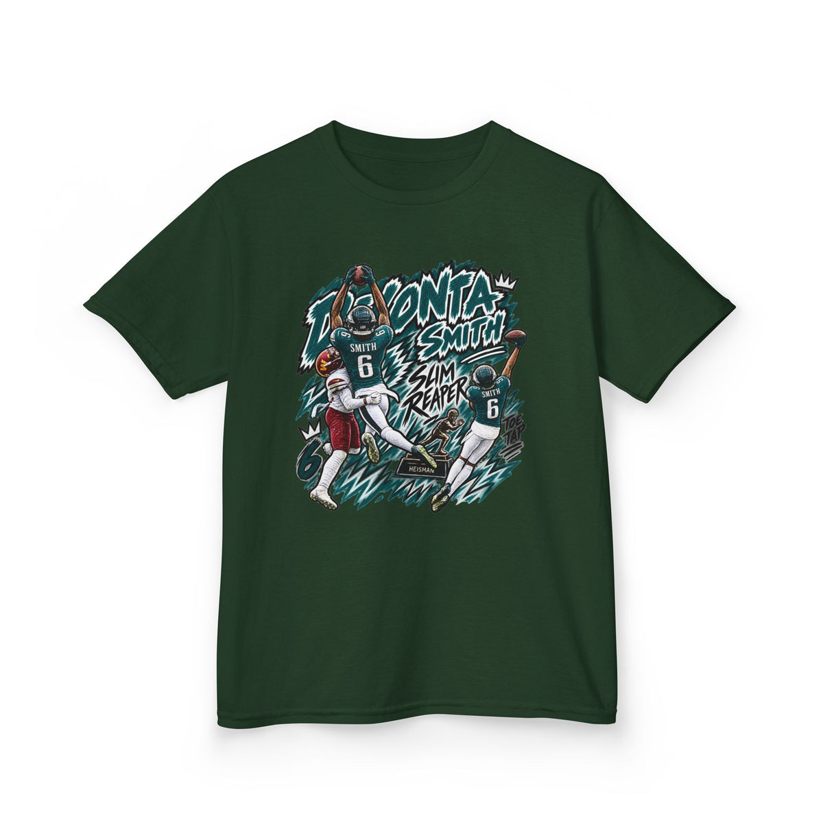 YOUTH Devonta Smith, SLIM REAPER Graphic T-Shirt - Sunday Standouts Sketch Series