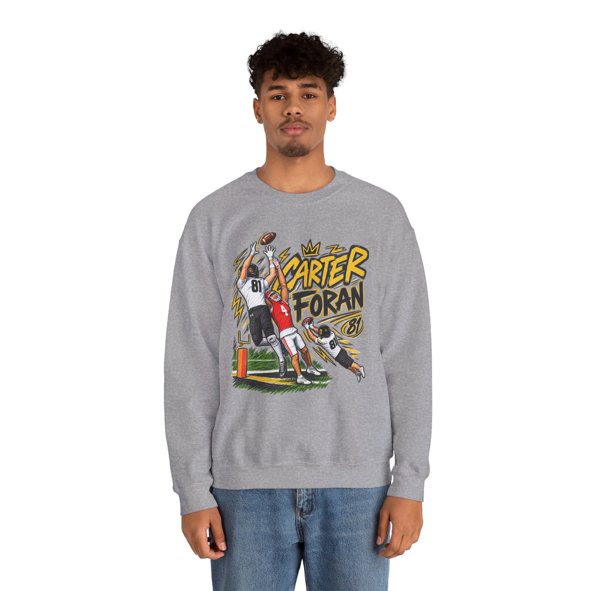CARTER FORAN Graphic Crewneck - Saturday Standouts Sketch Series