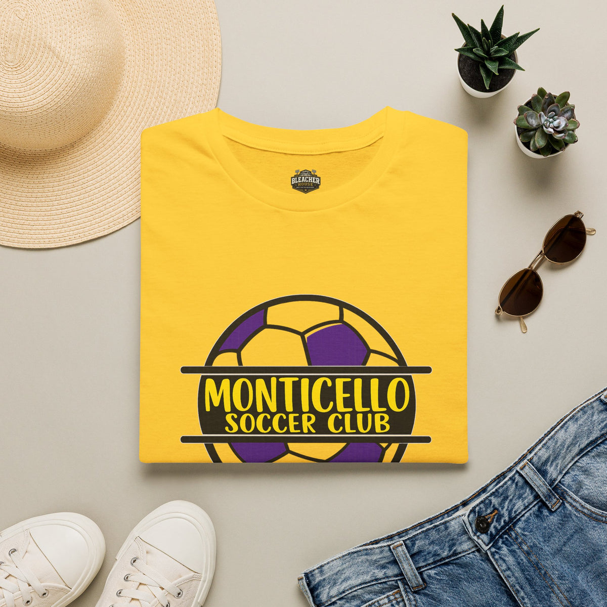 Monticello Soccer Club T-Shirt — Adult Team Support Tee