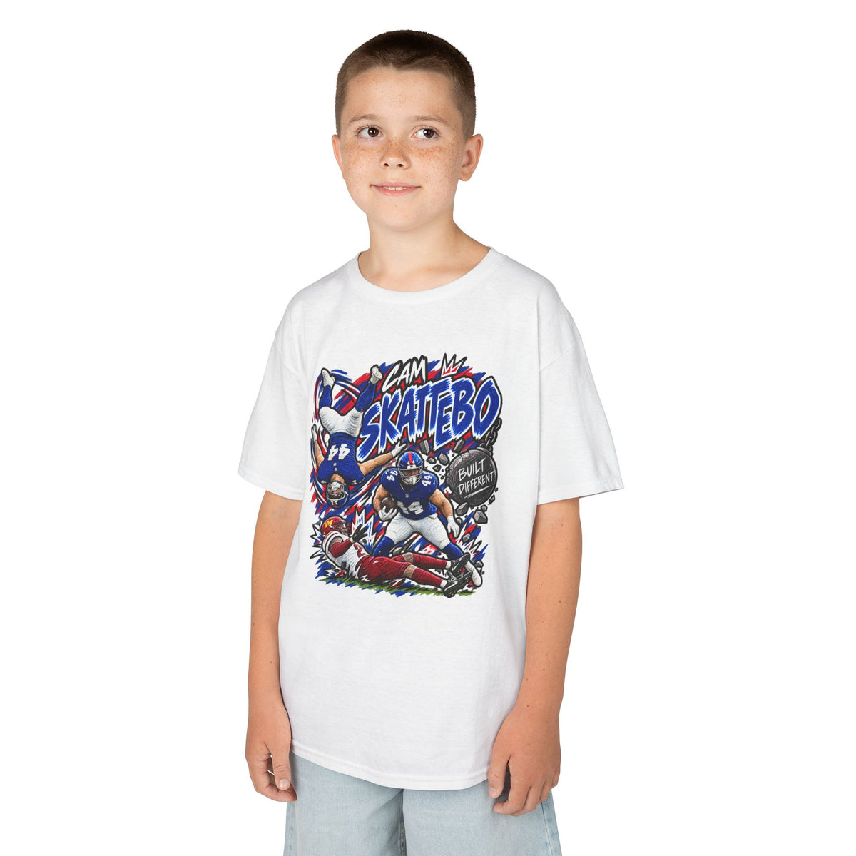 YOUTH Cam Skattebo Graphic T-Shirt - Sunday Standouts Sketch Series