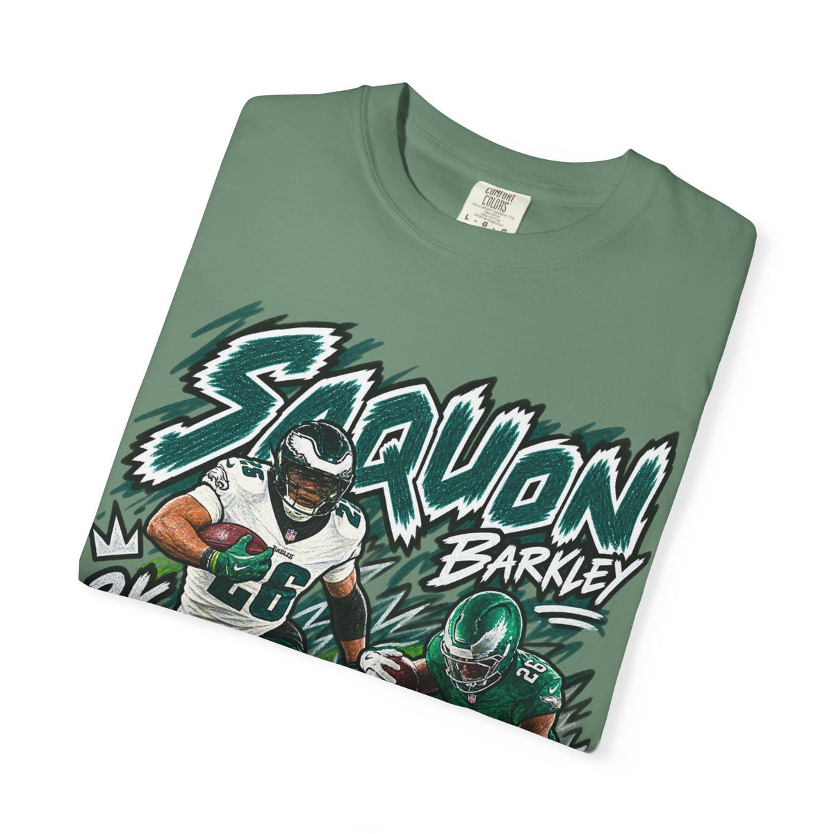 Saquon Barkley Graphic T-Shirt - Sunday Standouts Sketch Series