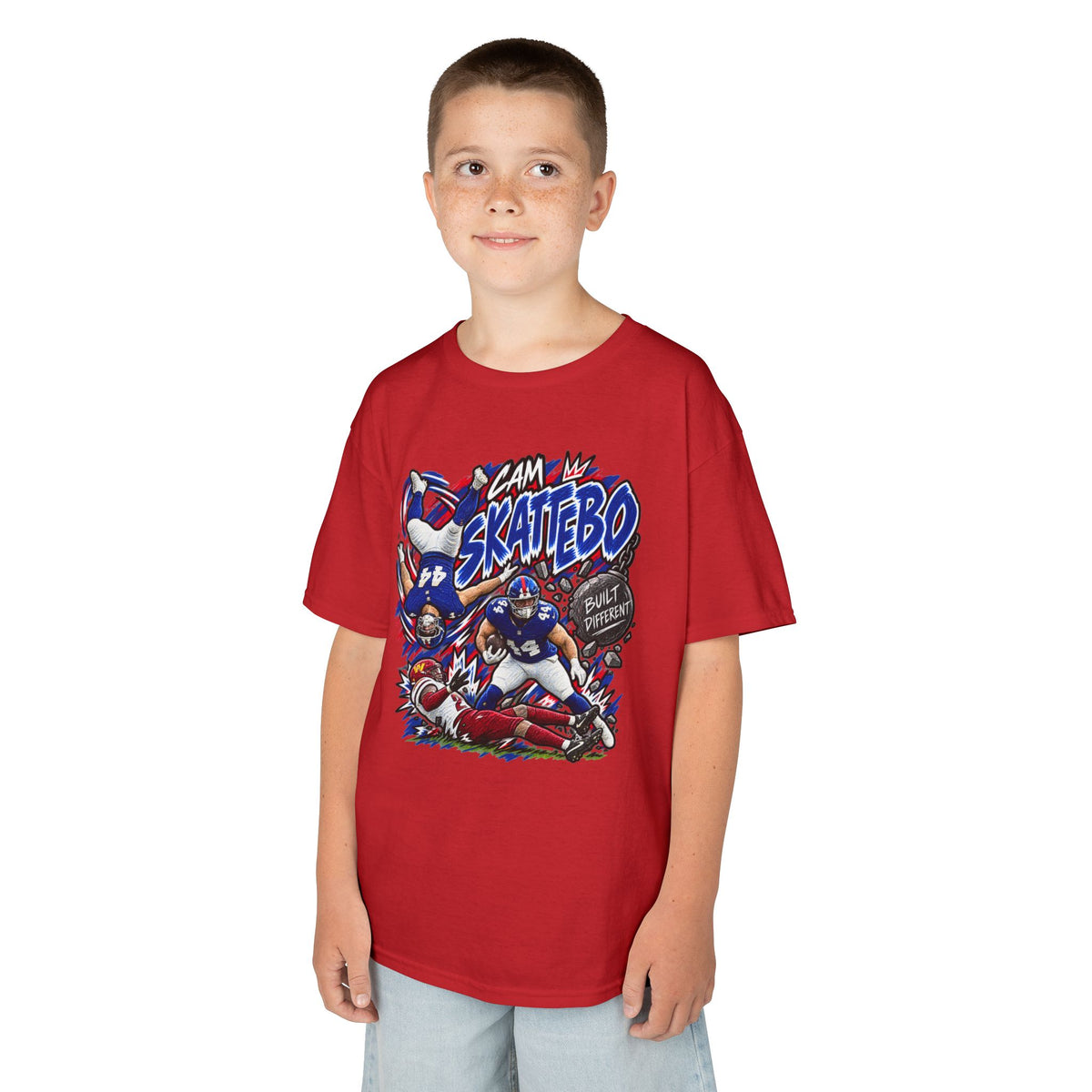 YOUTH Cam Skattebo Graphic T-Shirt - Sunday Standouts Sketch Series