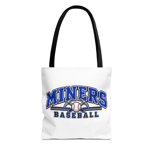 Miners Baseball Tote Bag — Team Logo Sports Carryall