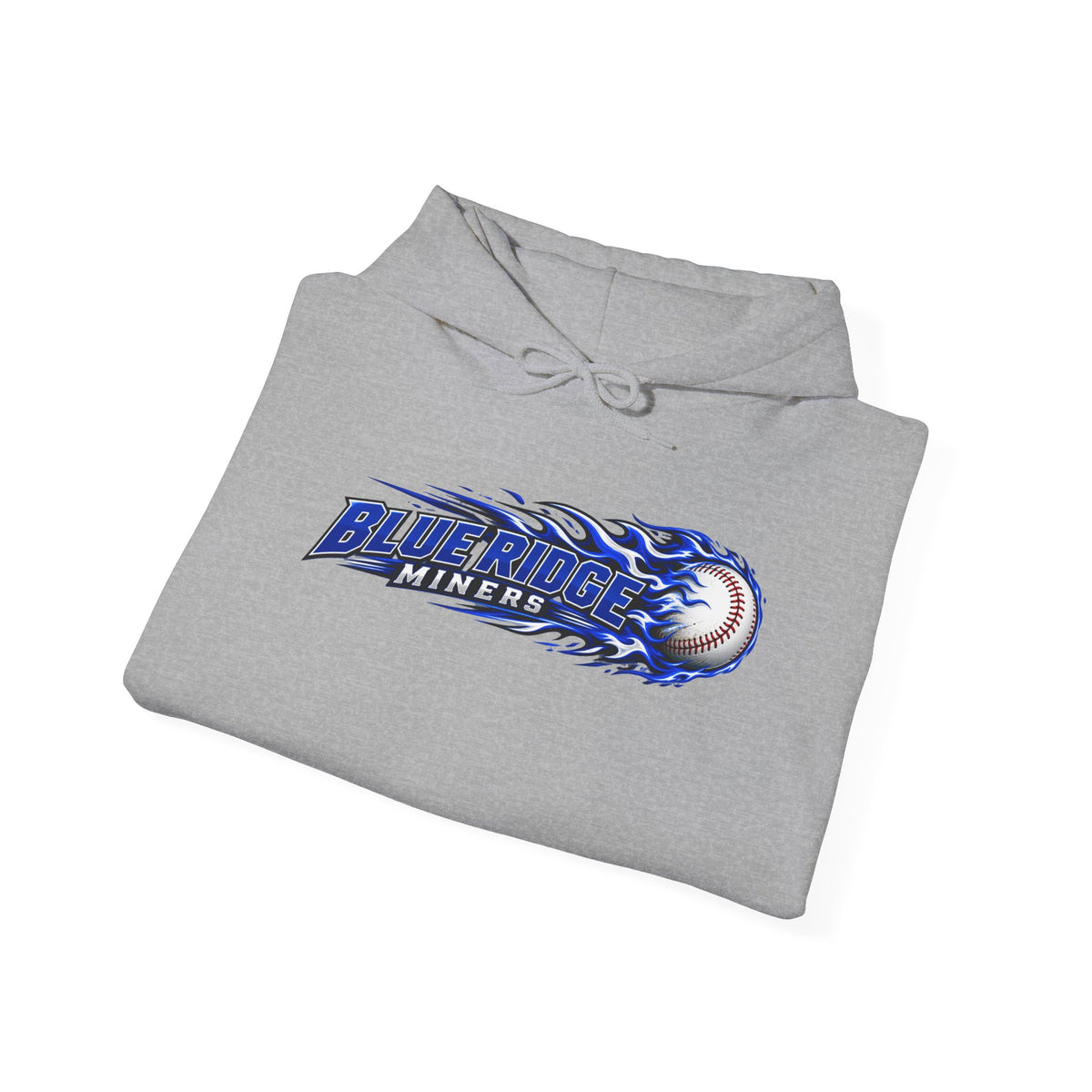 Blue Ridge Miners Flaming Baseball Hoodie – Flaming Ball Hoodie