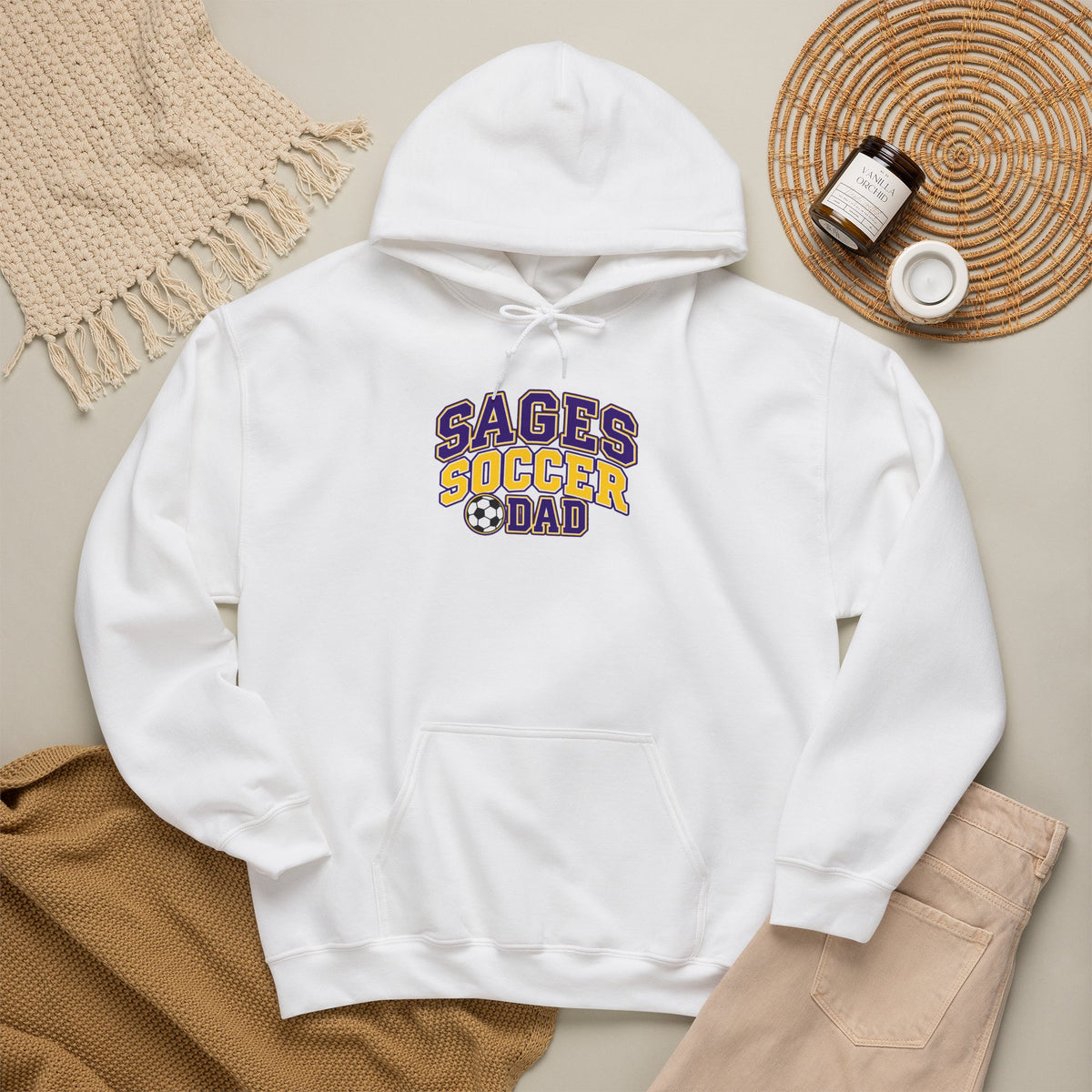 Sages Soccer Dad Unisex Heavy Blend™ Hooded Sweatshirt
