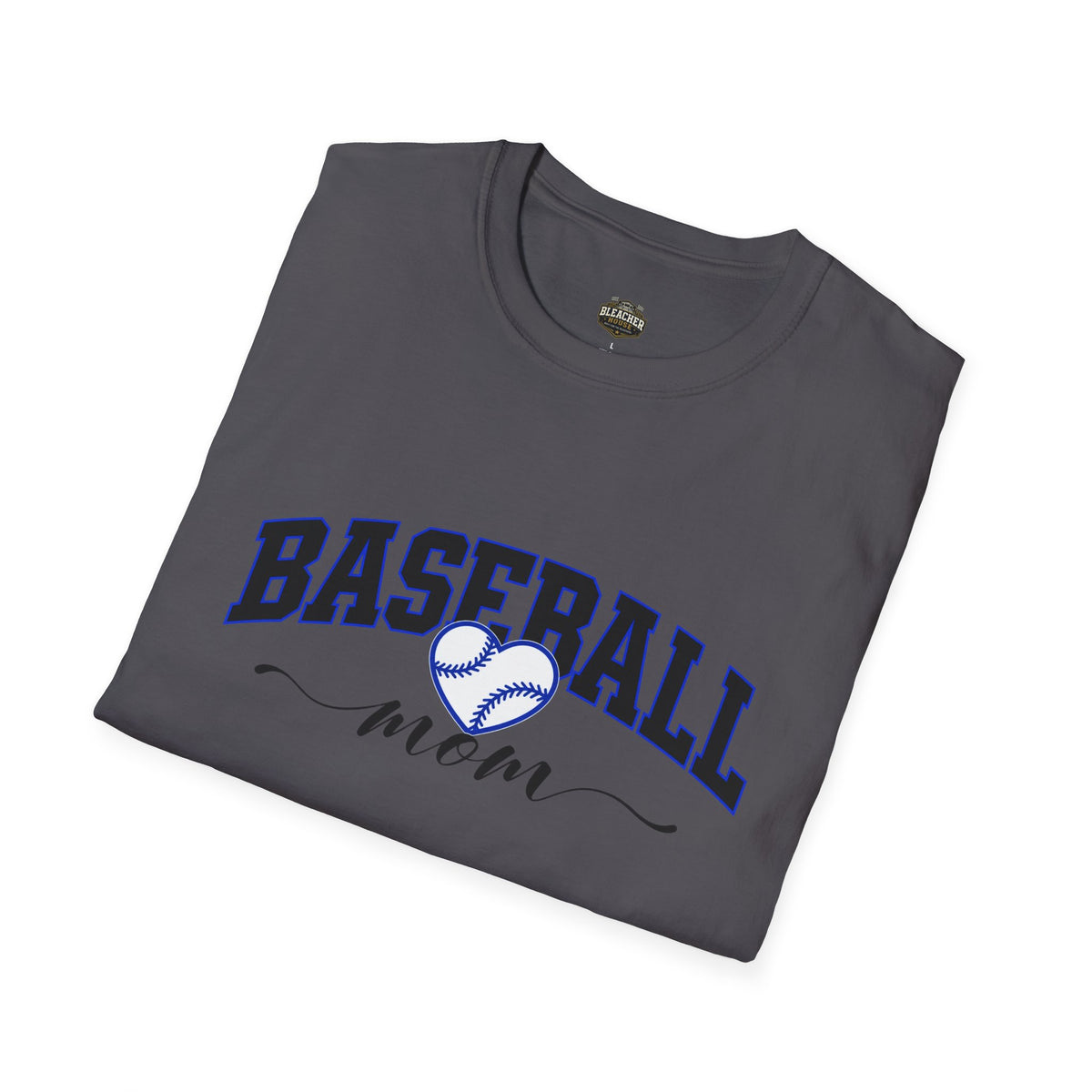 Baseball Mom T‑Shirt — Heart Baseball Design, Mom Gift for Spring Season & Game Day