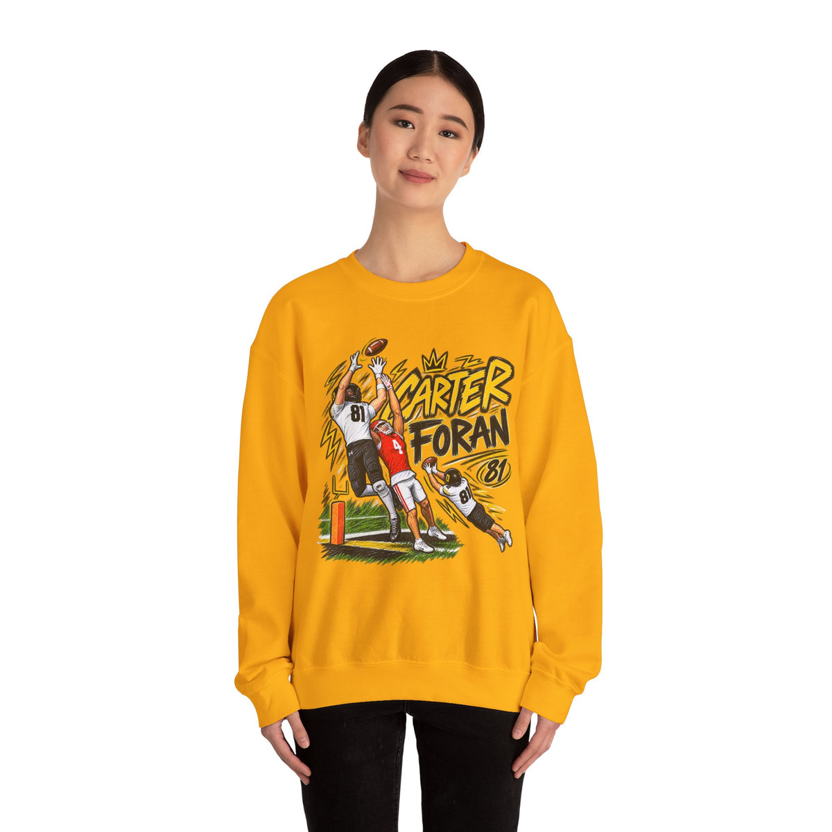 CARTER FORAN Graphic Crewneck - Saturday Standouts Sketch Series