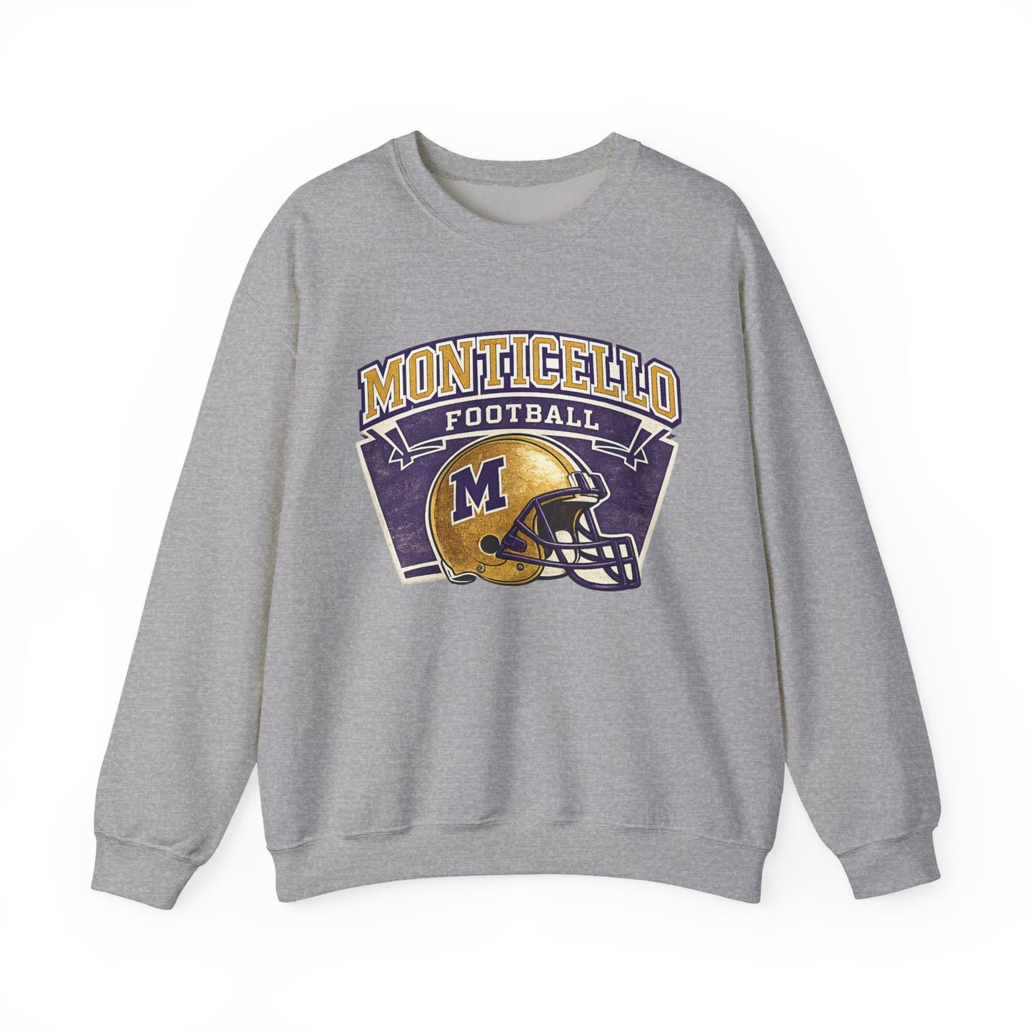 Monticello Football Vintage Crewneck Sweatshirt