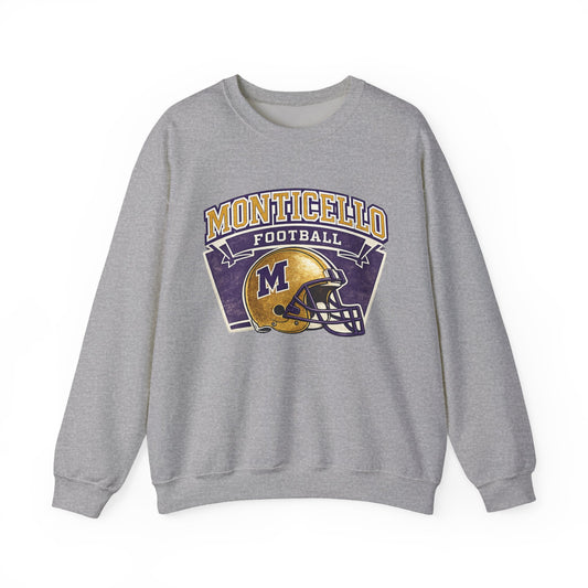 Monticello Football Vintage Crewneck Sweatshirt