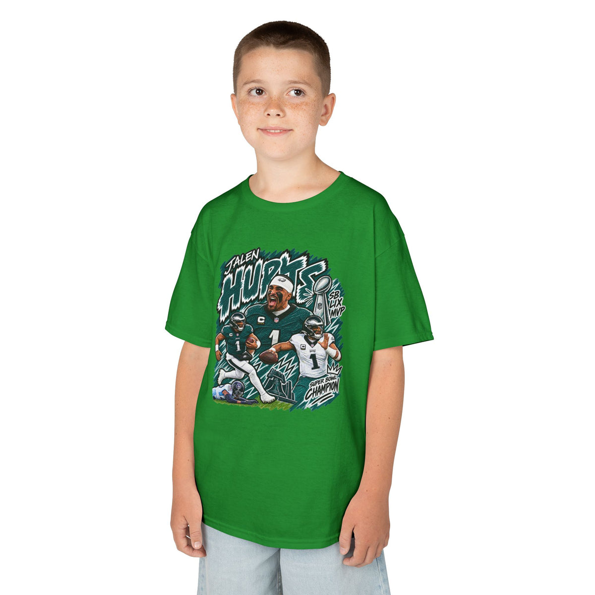 YOUTH Jalen Hurts Graphic T-Shirt - Sunday Standouts Sketch Series
