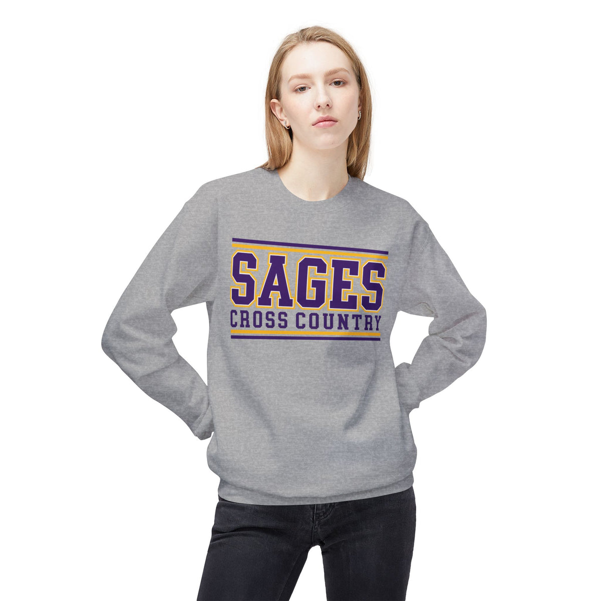 Cross Country Unisex Midweight Softstyle Fleece Crewneck Sweatshirt