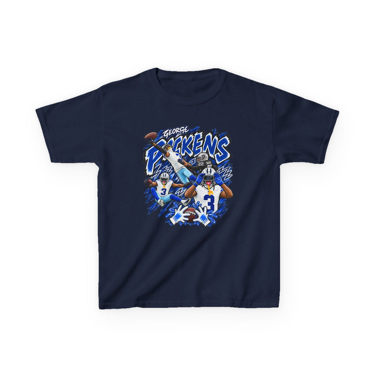 YOUTH George Pickens Graphic T-Shirt - Sunday Standouts Sketch Series
