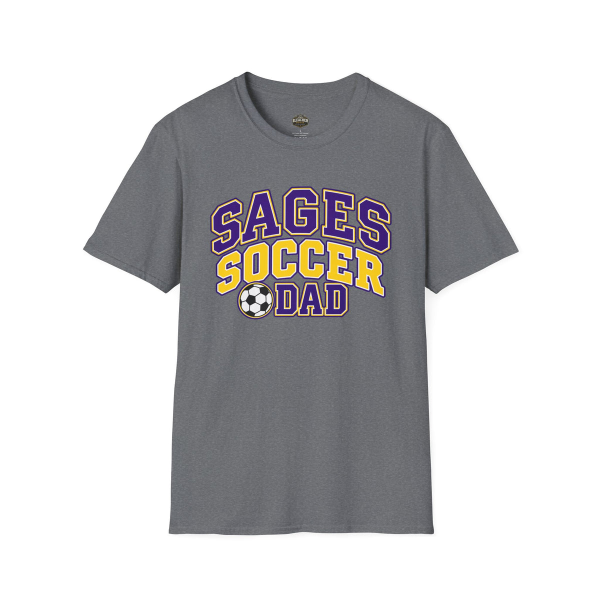 Sages Soccer Dad T‑Shirt — School Team Supportive Fan Tee