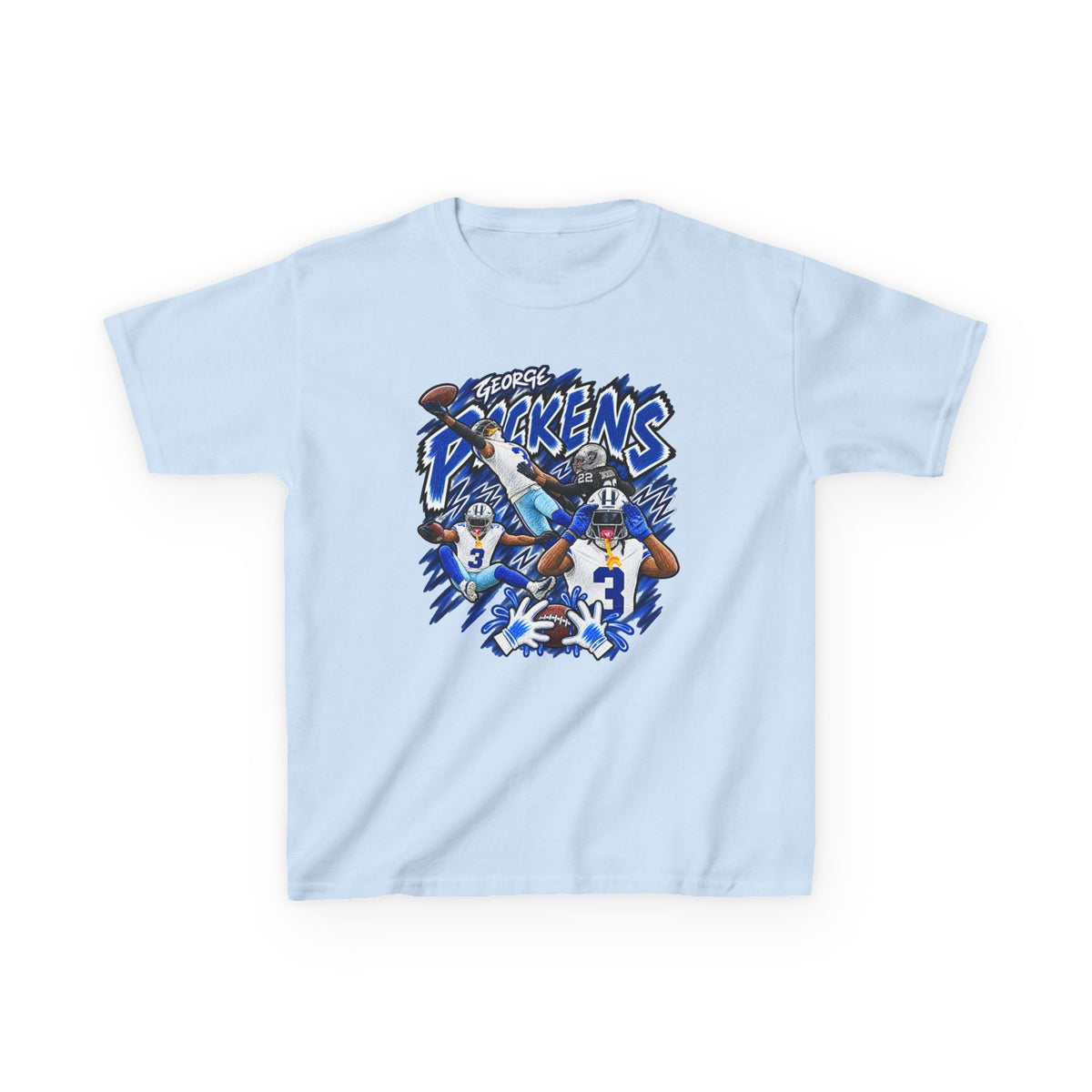 YOUTH George Pickens Graphic T-Shirt - Sunday Standouts Sketch Series