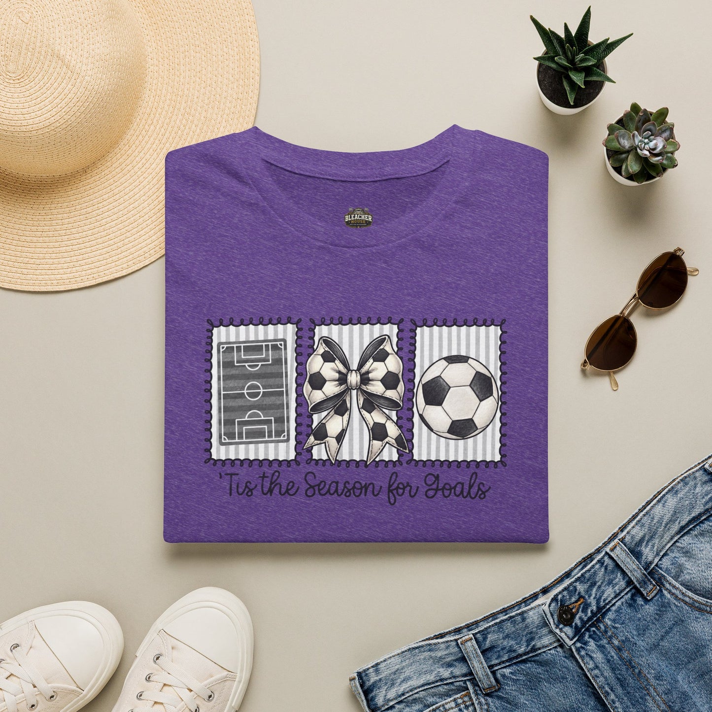 Soccer T‑Shirt — "Tis the Season for Goals"  Soccer Tee