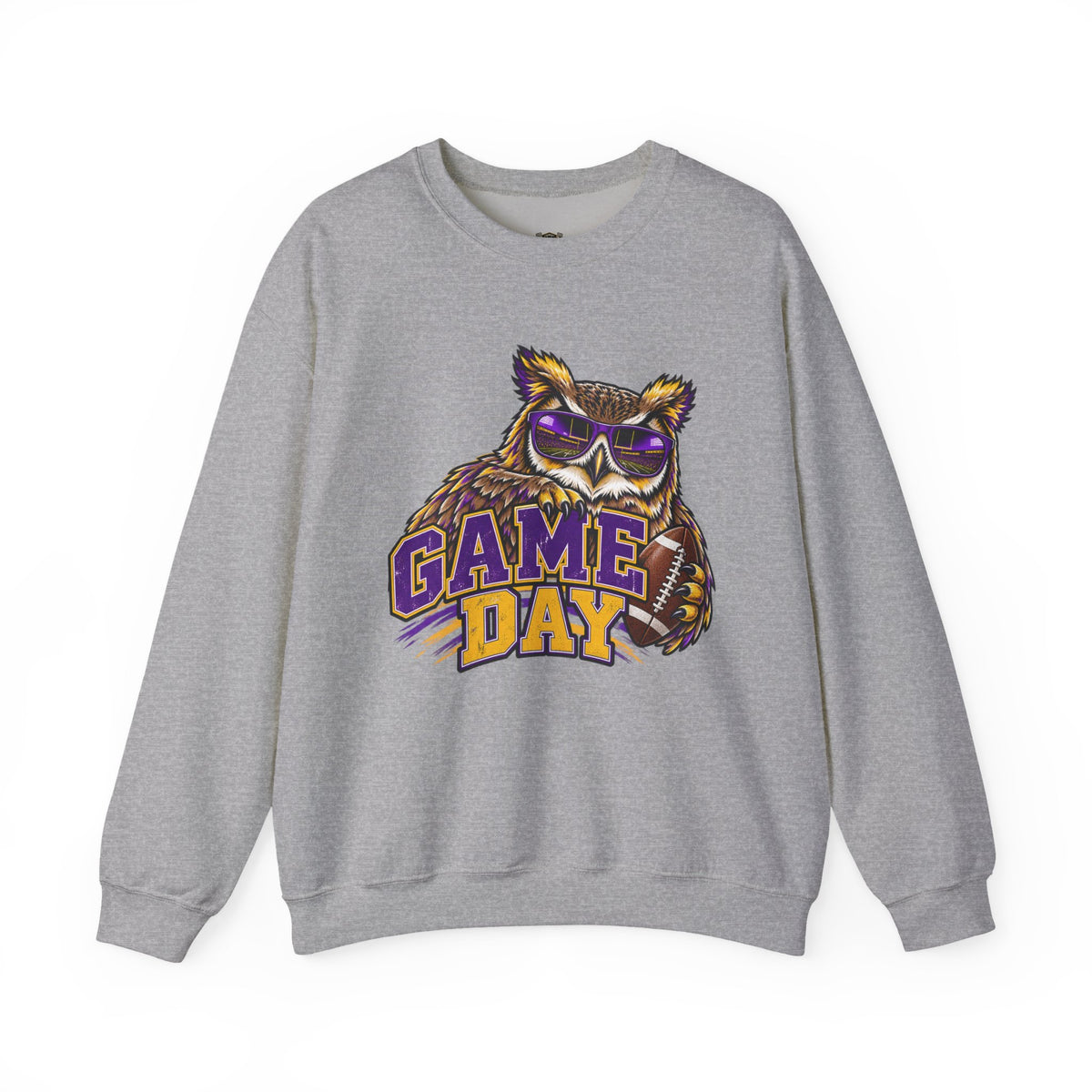 Game Day Owl Crewneck Sweatshirt — Collegiate Sports Pullover