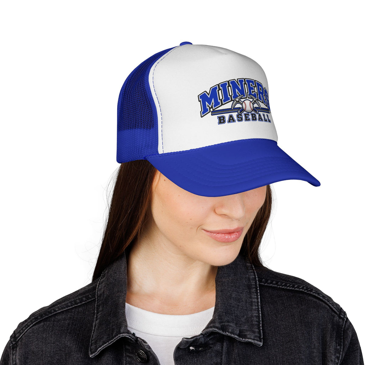 Miners Baseball Trucker Hat – Vintage Team Logo Mesh Cap